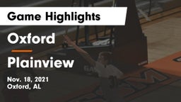 Oxford  vs Plainview  Game Highlights - Nov. 18, 2021