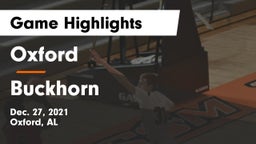 Oxford  vs Buckhorn  Game Highlights - Dec. 27, 2021