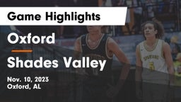 Oxford  vs Shades Valley  Game Highlights - Nov. 10, 2023