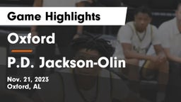 Oxford  vs P.D. Jackson-Olin  Game Highlights - Nov. 21, 2023
