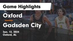 Oxford  vs Gadsden City  Game Highlights - Jan. 12, 2024