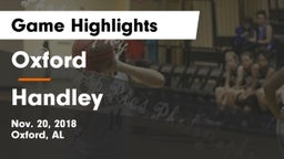 Oxford  vs Handley Game Highlights - Nov. 20, 2018