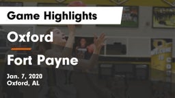 Oxford  vs Fort Payne  Game Highlights - Jan. 7, 2020