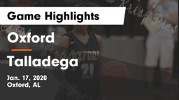 Oxford  vs Talladega  Game Highlights - Jan. 17, 2020