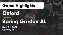 Oxford  vs Spring Garden AL Game Highlights - Nov. 21, 2020