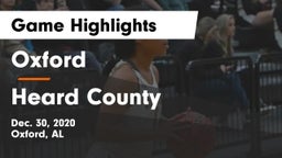 Oxford  vs Heard County  Game Highlights - Dec. 30, 2020