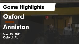 Oxford  vs Anniston  Game Highlights - Jan. 23, 2021