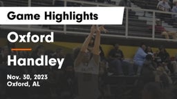 Oxford  vs Handley  Game Highlights - Nov. 30, 2023