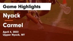 Nyack  vs Carmel  Game Highlights - April 4, 2022