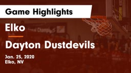 Elko  vs Dayton Dustdevils Game Highlights - Jan. 25, 2020