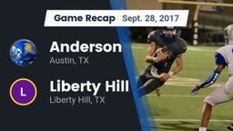 Recap: Anderson  vs. Liberty Hill  2017