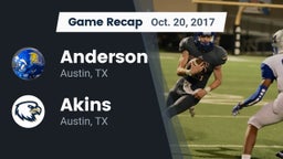 Recap: Anderson  vs. Akins  2017