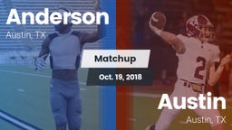 Matchup: Anderson  vs. Austin  2018