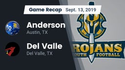 Recap: Anderson  vs. Del Valle  2019