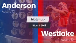 Matchup: Anderson  vs. Westlake  2019