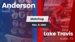 Matchup: Anderson  vs. Lake Travis  2019