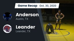 Recap: Anderson  vs. Leander  2020