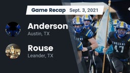 Recap: Anderson  vs. Rouse  2021