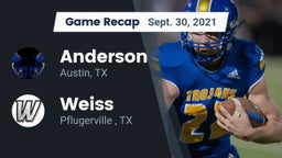 Recap: Anderson  vs. Weiss  2021