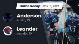 Recap: Anderson  vs. Leander  2021