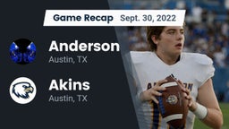 Recap: Anderson  vs. Akins  2022