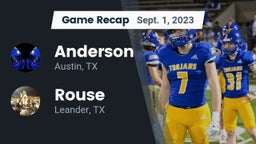 Recap: Anderson  vs. Rouse  2023