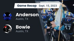 Recap: Anderson  vs. Bowie  2023