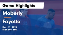 Moberly  vs Fayette Game Highlights - Dec. 19, 2020