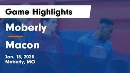 Moberly  vs Macon  Game Highlights - Jan. 18, 2021