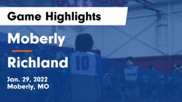 Moberly  vs Richland  Game Highlights - Jan. 29, 2022