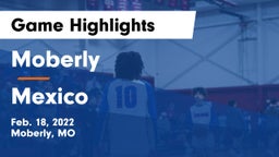 Moberly  vs Mexico  Game Highlights - Feb. 18, 2022
