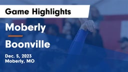 Moberly  vs Boonville  Game Highlights - Dec. 5, 2023