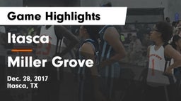 Itasca  vs Miller Grove Game Highlights - Dec. 28, 2017