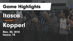 Itasca  vs Kopperl  Game Highlights - Nov. 30, 2018