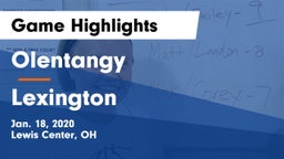 Olentangy  vs Lexington Game Highlights - Jan. 18, 2020