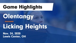 Olentangy  vs Licking Heights  Game Highlights - Nov. 24, 2020