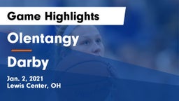 Olentangy  vs Darby  Game Highlights - Jan. 2, 2021