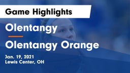 Olentangy  vs Olentangy Orange  Game Highlights - Jan. 19, 2021