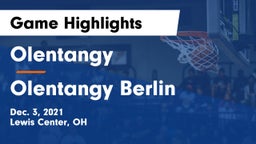 Olentangy  vs Olentangy Berlin  Game Highlights - Dec. 3, 2021