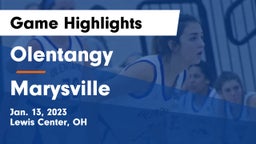 Olentangy  vs Marysville  Game Highlights - Jan. 13, 2023