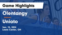 Olentangy  vs Unioto  Game Highlights - Jan. 15, 2024