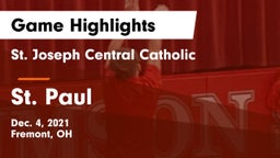 St. Joseph Central Catholic  vs St. Paul  Game Highlights - Dec. 4, 2021