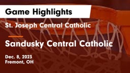 St. Joseph Central Catholic  vs Sandusky Central Catholic Game Highlights - Dec. 8, 2023