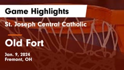 St. Joseph Central Catholic  vs Old Fort  Game Highlights - Jan. 9, 2024