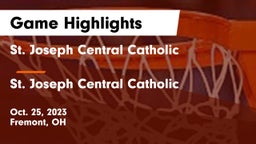 St. Joseph Central Catholic  vs St. Joseph Central Catholic  Game Highlights - Oct. 25, 2023