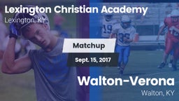 Matchup: Lexington Christian vs. Walton-Verona  2017