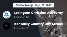 Recap: Lexington Christian Academy vs. Kentucky Country Day School 2017
