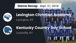 Recap: Lexington Christian Academy vs. Kentucky Country Day School 2018
