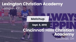 Matchup: Lexington Christian vs. Cincinnati Hills Christian Academy 2019