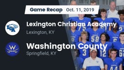 Recap: Lexington Christian Academy vs. Washington County  2019